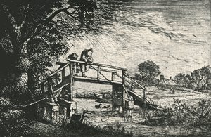 Kalastaja, 1906. tekijältä Adriaen Jansz. van Ostade
