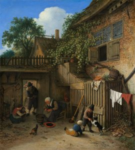 Mökin ovipiha, 1673.