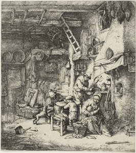 Perhe tekijältä Adriaen van Ostade