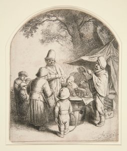 Quacksalver tekijältä Adriaen van Ostade