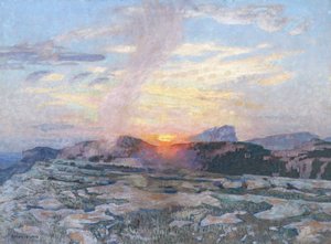 Auringonlasku Provencessa, noin 1927