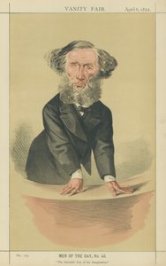 Professori John Tyndall (värilitro) tekijältä Adriano Cecioni