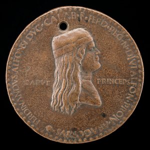 Ferdinand II Aragonialainen, kuoli 1496, Capuan prinssi ja Napolin kuningas 1495 [obv], 1494 tai ennen.