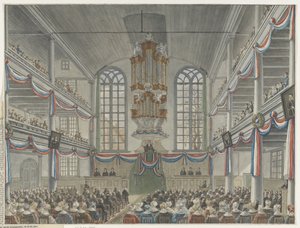 Remonstranttien seminaarin 200-vuotisjuhla, 1834 tekijältä Adrianus Gerardus van Schoone