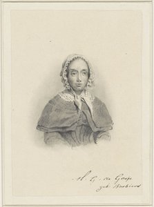Maria Geertruida de Goeje-Barbiersin muotokuva tekijältä Adrianus Johannes Ehnle