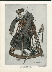 Fantasia, n. 1916_6_1 - Kuva Barreresta (1874-1931): Sota 14-18, Saksa Preussi, Varmistuspäivämäärät - Von Haesler - Senilisaatio tekijältä Adrien Barrere