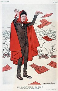 Toveri Jacques Doriot, kunniagoumier - kirjoittanut Barrère, elokuvassa "" Fantasio" 7.7.1925