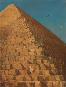 Suuri pyramidi, Giza, 1830 tai myöhemmin.
