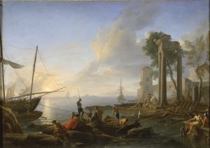Marina auringonlaskun aikaan, 1726