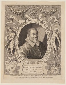 Franciscus de Padoanis Foroliviensis (Fransiskus Forlilainen) tekijältä Aegidius Sadeler II