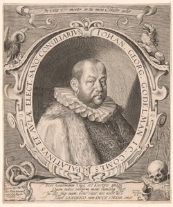 Johann Georg von Gödelmann, oikeustieteen professori, diplomaatti tekijältä Aegidius Sadeler II