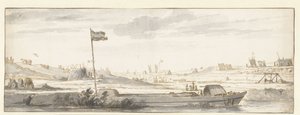Mallegatin kaivaminen Dordrechtin ulkopuolella, 1648 tekijältä Aelbert Cuyp (attributed to)