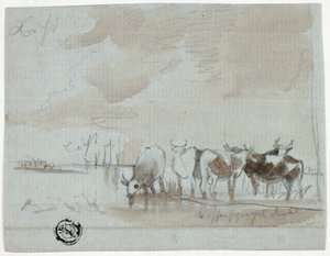 Karja vedessä tekijältä Aelbert Cuyp