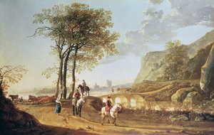 Laaja jokimaisema tekijältä Aelbert Cuyp