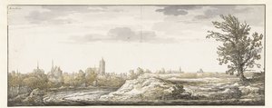 Näkymä Arnhemiin Arnhem (otsikko esineessä) tekijältä Aelbert Cuyp