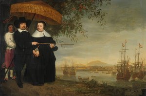 Dutch East India Companyn (VOC) kauppias. Noin 1640-60