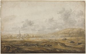 Panoraamanäkymä Reinin varrella tekijältä Aelbert Cuyp