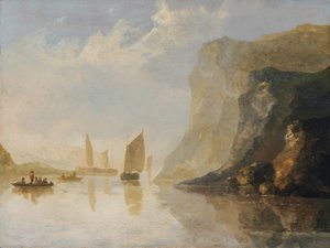 Jokimaisema veneineen tekijältä Aelbert Cuyp
