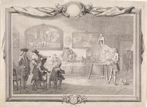 Pyhän Luukkaan kilta Dordrechtissa, 1736