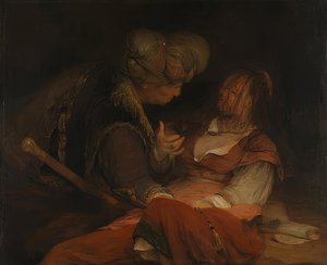 Juuda ja Tamar. Noin 1681