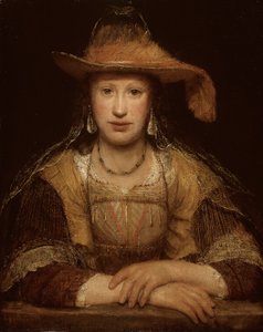 Nuoren naisen muotokuva, n. 1690 (öljy kankaalle) tekijältä Aernt de Gelder