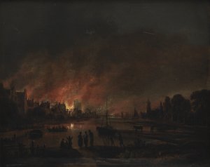 Tuli kylässä yöllä tekijältä Aert van der Neer