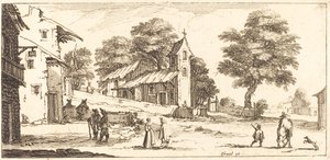 Kirkko tekijältä After Jacques Callot