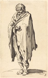 Kerjäläinen paljain pään ja jaloin tekijältä After Jacques Callot
