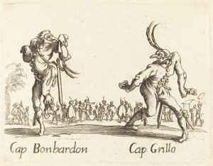 Kap. Bonbardon ja Cap. Kriketti tekijältä After Jacques Callot