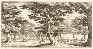 Maisema tekijältä After Jacques Callot