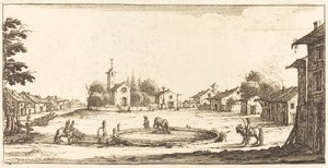 Maisema tekijältä After Jacques Callot