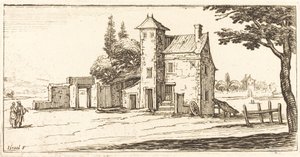 Maisema tekijältä After Jacques Callot