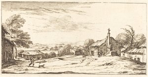 Maisema tekijältä After Jacques Callot