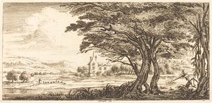 Maisema tekijältä After Jacques Callot