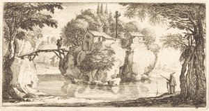 Maisema tekijältä After Jacques Callot