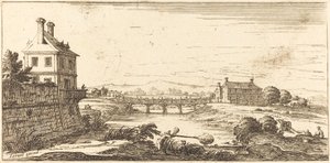 Maisema tekijältä After Jacques Callot