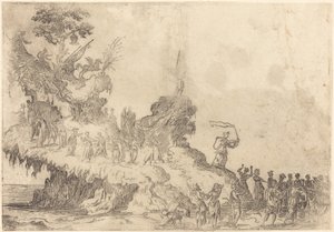 Parnassus-vuoren kelluke tekijältä After Jacques Callot