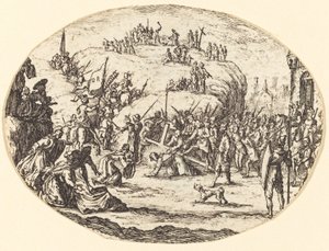 Pieni ristin kantaminen tekijältä After Jacques Callot