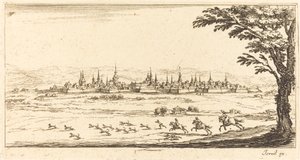 Näkymä Nancysta tekijältä After Jacques Callot