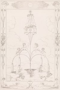 Aamu sarjasta The Times of the Day, 1807. tekijältä After Philipp Otto Runge