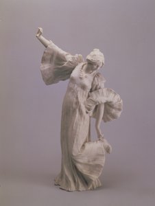 Tanssija, pöydän keskipisteestä, Sevres, 1900 (keksi) tekijältä Agathon Leonard