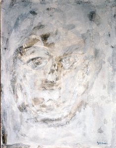 Raw, 2014 (sekoitetut tekniikat, hiekka ja akryyli) tekijältä Agnes Girardon