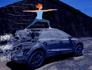 Warrior 2, 2023 (digitaalista taidetta valokuvassa) tekijältä Agnes Girardon
