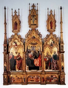 Neitsyen kruunaus, triptyykki tekijältä Agnolo and Bartolomeo degli Erri