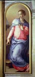 Neitsyt, ilmestyksen oikea paneeli, 1555 (katso myös 82440) tekijältä Agnolo Bronzino