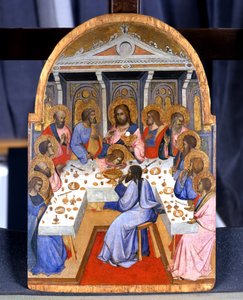 Viimeinen ehtoollinen, n. 1390 (tempera poppelilla)