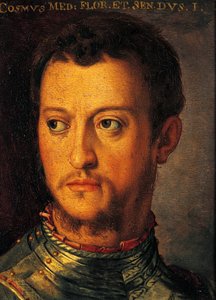 Cosimo I de Medicin muotokuva, Agnolo Bronzinon maalaus tekijältä Agnolo Bronzino