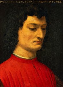 Giuliano de Medicin muotokuva, Agnolo Bronzinon maalaus tekijältä Agnolo Bronzino