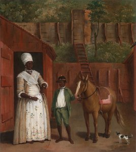 Äiti poikansa ja ponin kanssa, n. 1775.