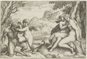 Rakkaus voittaa kaiken tekijältä Agostino Carracci